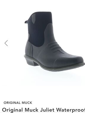 New Muck Women’s Juliet Waterproof Riding Boot Black Xpresscool Size 10